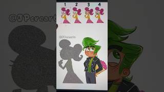 Guess real face of Wanda  the fairly odd parents puzzle art thefairlyoddparents [upl. by Ocirnor]