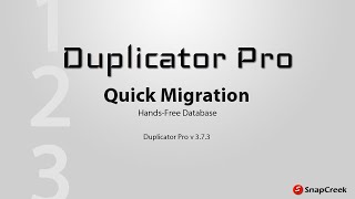 Duplicator  Quick Overwrite Migration [upl. by Malanie237]