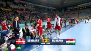 Denmark v Hungary Quarter Final handball 2013 [upl. by Lavoie]