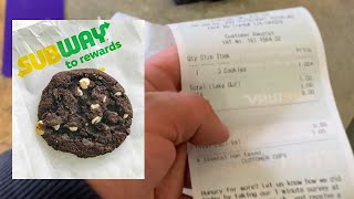 We Got THREE SUBWAY Cookies for One Pound Subway [upl. by Marella]