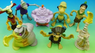 2005 NICKELODEON TAK set of 8 McDONALDS HAPPY MEAL ACTION FIGURES VIDEO REVIEW [upl. by Nydia]