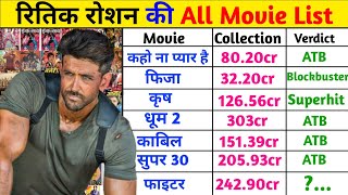 hrithik roshan all movies listhit and flop moovie listData With Comparison [upl. by Nanek893]