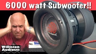 Massive Audio 6000 watt RMS Subwoofer 4K [upl. by Osgood744]