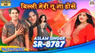 SR8787  बिल्ली मेरी तु ना होसे  4K Official Mewati  Aslam singer Zamindar  New video song [upl. by Dougy]