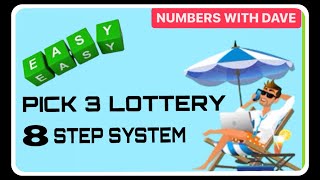 Easy Way To Win Pick 3 Lottery New Simple 8 Step System Works For All States [upl. by Piderit]