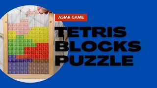 ASMR TETRIS BLOCKS PUZZLE [upl. by Butch]