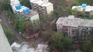 Amazing Ariel view of Mumbai Vikhroli Kannamwar Nagar Sambhaji Maidan and MHADA Buildings [upl. by Llig]