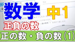 【授業動画】中１数学 正負の数①「正の数･負の数1」 【ちびむすドリル】 [upl. by Holly]