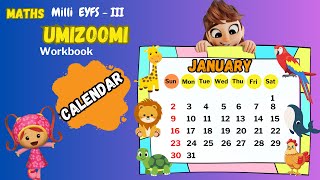 Yearly Calendar Months And Their Names UMIZOOMI MATHS  76  AEP [upl. by Chaunce]