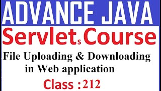 212 File Uploading and downloading java web application servlet tutorial [upl. by Hsac94]