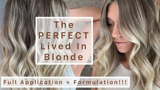 The PERFECT Lived In Blonde  Full Application  Formulation [upl. by Charil208]