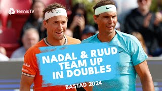 Rafa Nadal amp Casper Ruud Play Doubles Together  Bastad 2024 Highlights [upl. by Allard750]