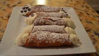 Cannolis  How to make Italian Cannolis [upl. by Sliwa]