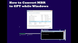 How to Convert MBR to GPT during Windows Installation [upl. by Southard669]