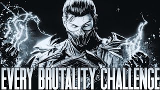 The EVERY BRUTALITY CHALLENGE With SubZero In Mortal Kombat 1 [upl. by Wearing]