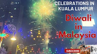 Diwali Celebrations in Kuala Lumpur  Fireworks in KL Malaysia  ​⁠travelingartasty [upl. by Sergent]