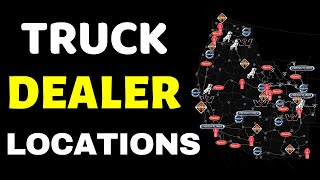 Truck Dealer Locations Updated  American Truck Simulator  WyomingInternational LT141 [upl. by Blau]