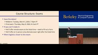 CS188 SP24 LEC01  Intro to AI Rational Agents [upl. by Cohe679]