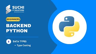 08Typecasting  Python Course for Beginners suchiit [upl. by Angi]