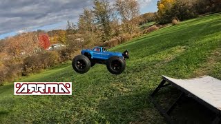 Testing my New Ramp from KC RC with My Arrma Outcast 4s BLX [upl. by Nodnnarb704]