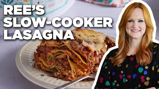 Ree Drummonds SlowCooker Lasagna  The Pioneer Woman  Food Network [upl. by Ailicec]