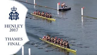 Thames Final  Thames B v Thames A  Henley 2017 [upl. by Einra]