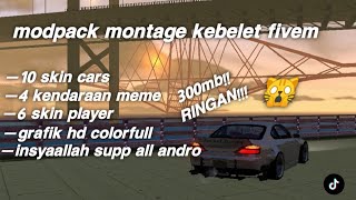 SHARE modpack v2 colorfull kebelet fivem ringan [upl. by Amitak910]