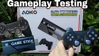 AOKO GAMESTICK testing GamePlay [upl. by Enelyw]