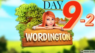 WORDINGTON Words amp Design DAY 9 2 New Day 8 answers gameplay android ios [upl. by Camp937]