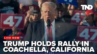 Former President Trump delivers remarks at a campaign rally in Coachella CA [upl. by Anonyw]