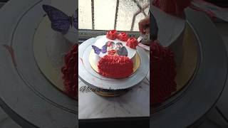 Couple Cake Design ll Engagement Cake 💞💞 shortvideo trndingshorts [upl. by Akym]