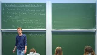 Introduction to conformal field theory Lecture 1 [upl. by Kulda]