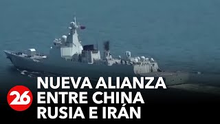 Irán Rusia y China la nueva alianza  26Global [upl. by Nedrah]