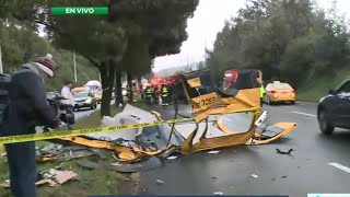 Trágico accidente de tránsito en la Av Simón Bolívar [upl. by Nosak]