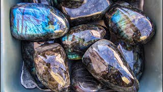 How We Make Labradorite FreeForm Carvings [upl. by Minette619]