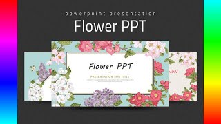 Powerpoint Templates Flower PPT [upl. by Eybba]