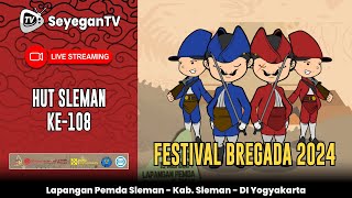 🔴 LIVE  Festival Bregodo 2024 Hari Jadi Sleman Ke108  Lapangan Pemda Sleman  Kirab Bregada [upl. by Kovacs563]