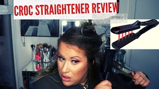 Croc Premium Infrared Flat Iron Review  HIT IT OR QUIT IT [upl. by Blatman]