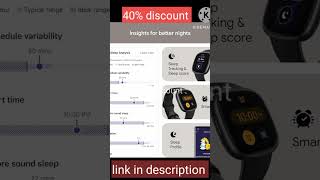 Fitbit Versa 4 Fitness Smartwatch with Daily Readiness GPS 247 smartgadgets watch [upl. by Atimad458]