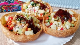 Katori Chaat Recipe  How to make perfect Katori Chaat  Easy Katori Chaat Recipe [upl. by Leunamnauj316]