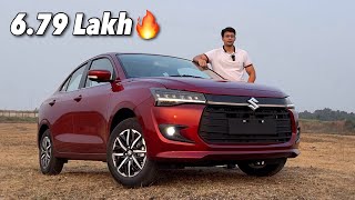 Mini Audi A4🔥 2024 New Maruti Dzire ZXi Real World Drive Review [upl. by Cirilla22]