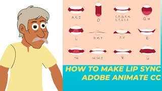 How To Make Auto Lip Sync in Adobe Animate cc  Easy Step By Step Hindi Tutorial [upl. by Halian]