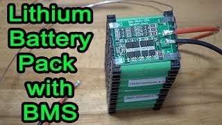 How to build an 18650 Lithium Battery Pack with BMS [upl. by Di]