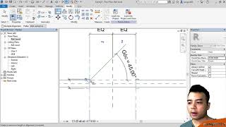 REVIT  Level 2  Tạo cửa có tham số mở góc [upl. by Perrine]