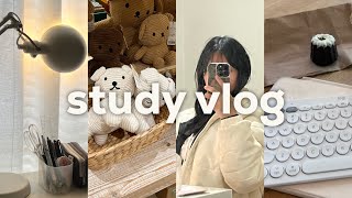 study vlog 🧷 days in the life of a uni student visiting cute cafes and catching up on lectures [upl. by Calia289]