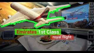 UAE 🇦🇪 Emirates Airlines 1st class Airbus A380 [upl. by Lucier]