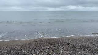 Bluffers beach park Scarborough Lake Ontario waves 20240809 [upl. by Kroo912]