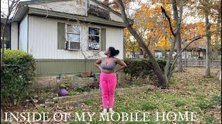 REALITY OF MY MOBILE HOMETOUR OF MY HOME [upl. by Nwonknu557]