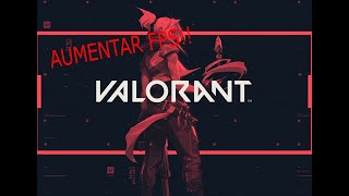 COMO BAJAR LA RESOLUCION 3D DE VALORANT PARA AUMENTAR FPS [upl. by Rapsac]