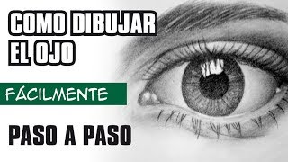 Como dibujar un ojo facilmente y paso a paso [upl. by Amaso]